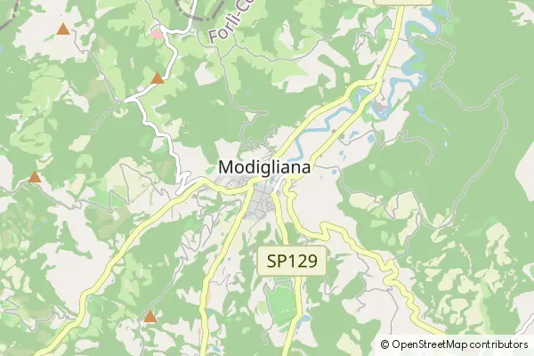 Karte Modigliana