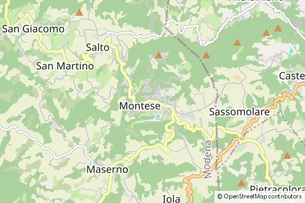 Karte Montese