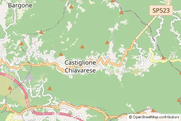 Karte Castiglione Chiavarese