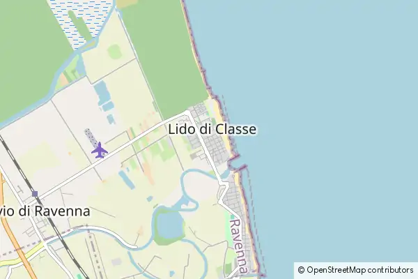 Karte Lido di Classe