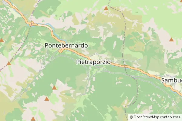 Karte Pietraporzio