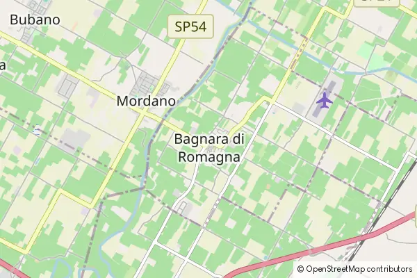 Karte Bagnara di Romagna