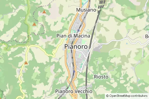 Karte Pianoro