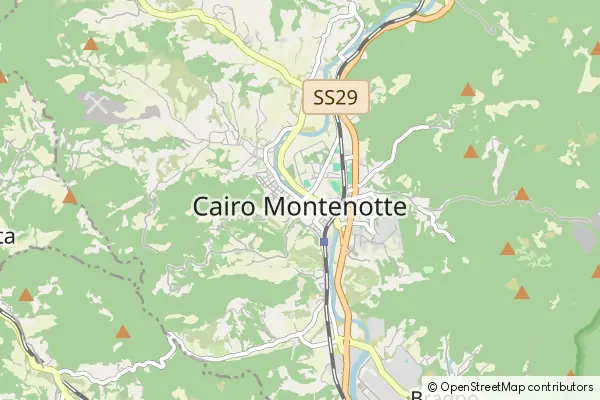 Karte Cairo Montenotte