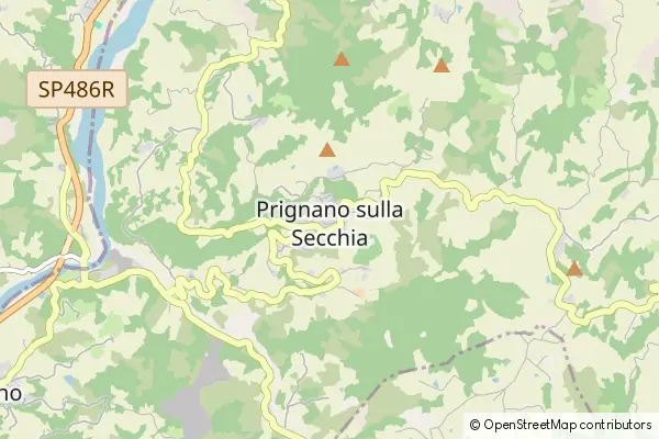 Karte Prignano sulla Secchia