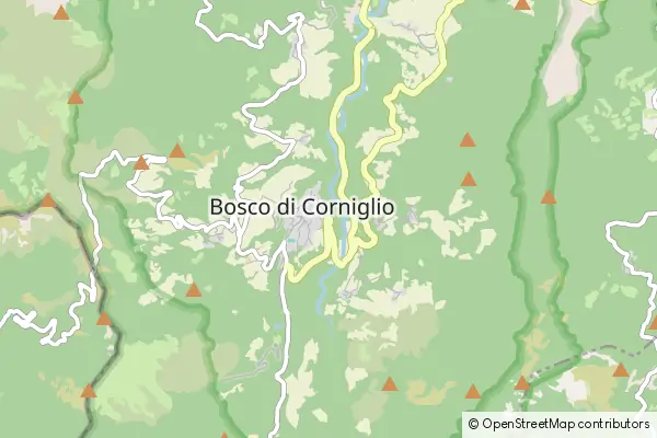 Karte Bosco di Corniglio