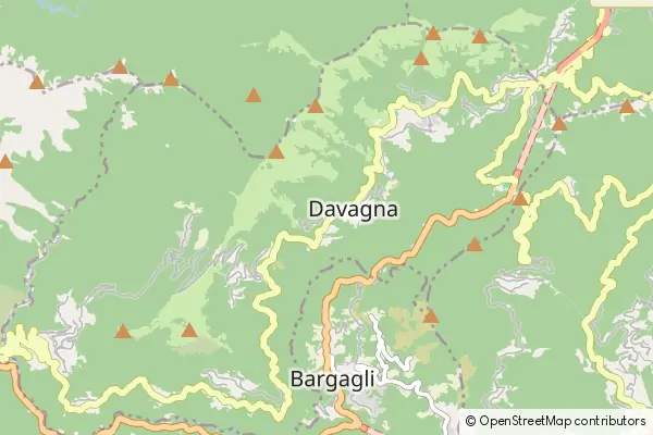 Karte Davagna