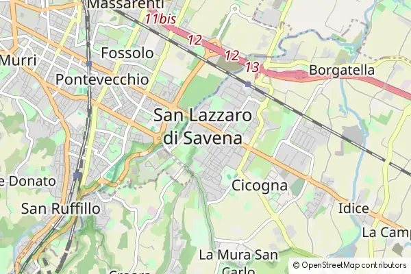 Karte San Lazzaro di Savena