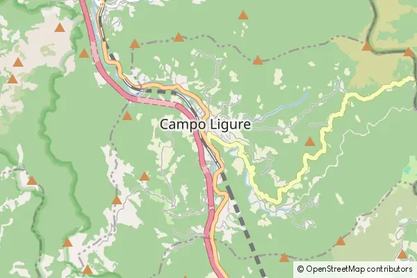 Karte Campo Ligure