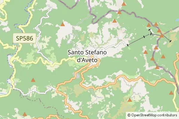 Karte Santo Stefano d'Aveto