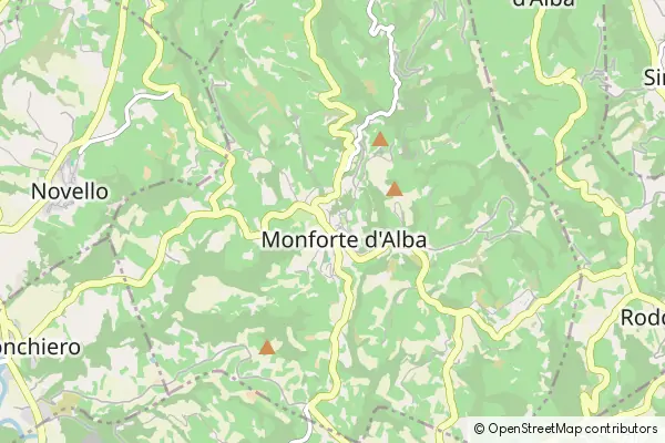 Karte Monforte d'Alba