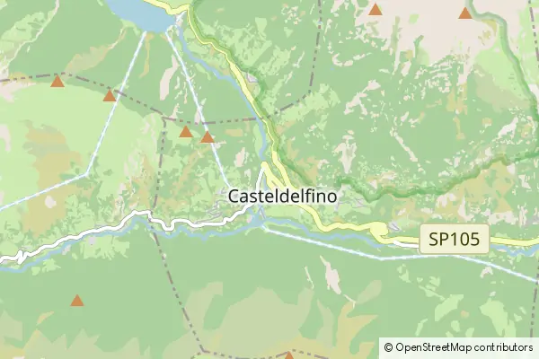 Karte Casteldelfino