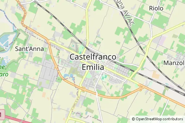 Karte Castelfranco Emilia