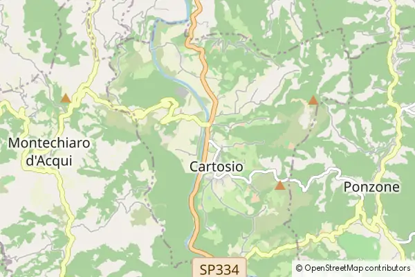 Karte Cartosio