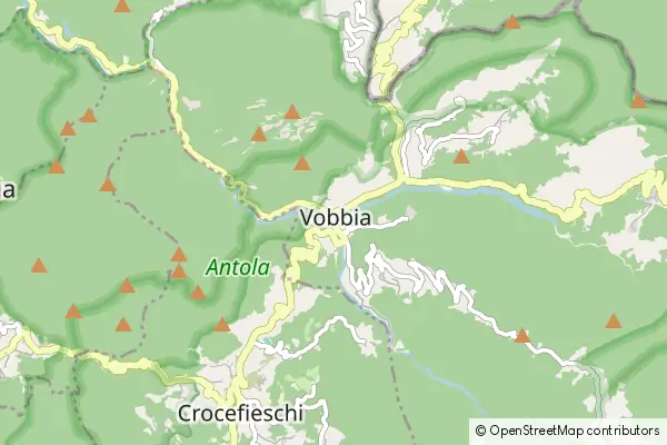 Karte Vobbia