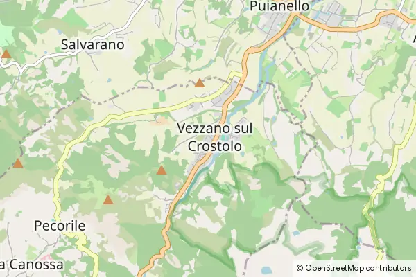 Karte Vezzano sul Crostolo