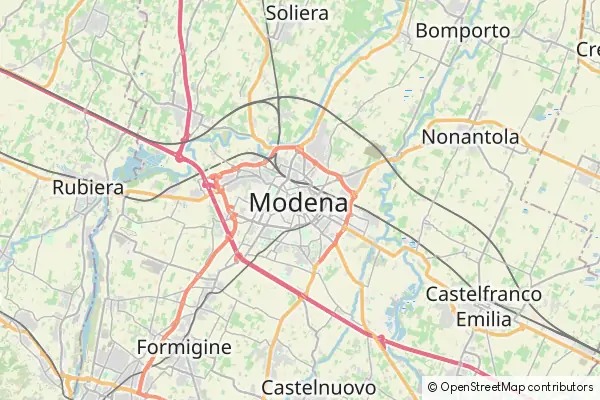 Karte Modena