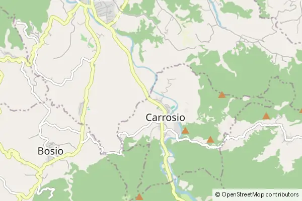 Karte Carrosio