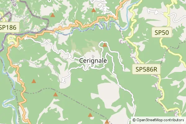 Karte Cerignale