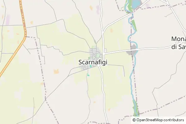 Karte Scarnafigi