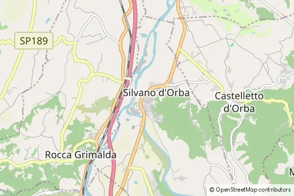 Karte Silvano d'Orba