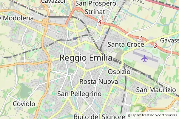 Karte Reggio Emilia