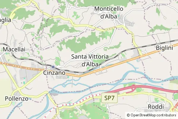 Karte Santa Vittoria d'Alba