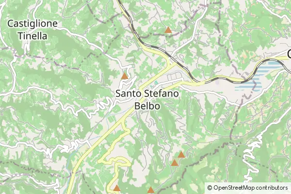 Karte Santo Stefano Belbo