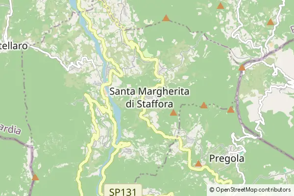 Karte Santa Margherita di Staffora