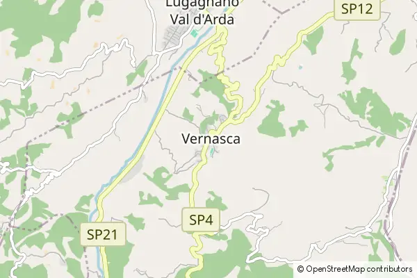 Karte Vernasca