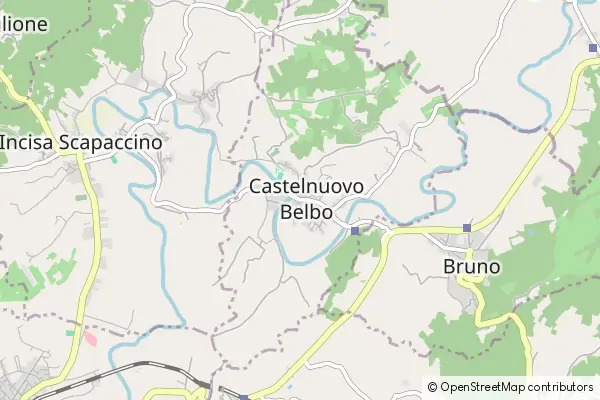 Karte Castelnuovo Belbo