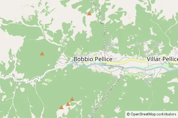 Karte Bobbio Pellice