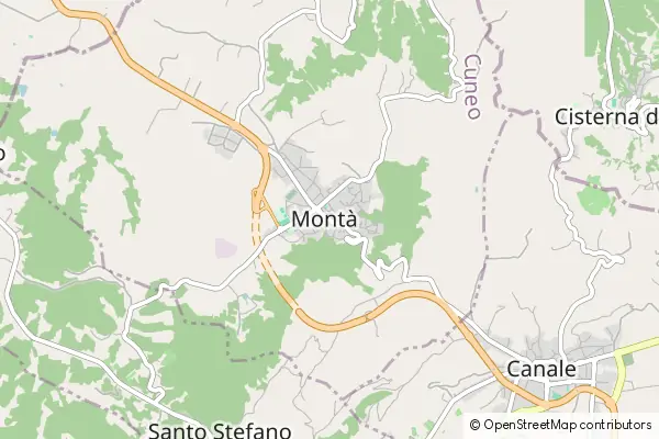 Karte Montà