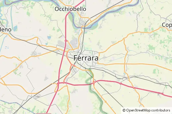 Karte Ferrara