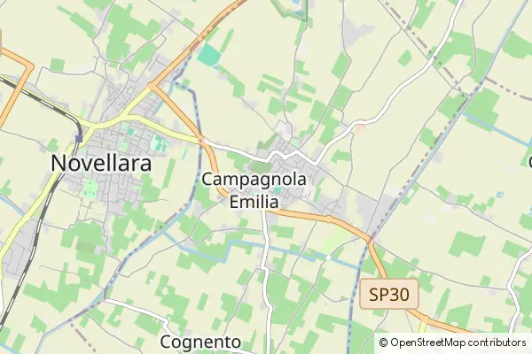 Karte Campagnola Emilia