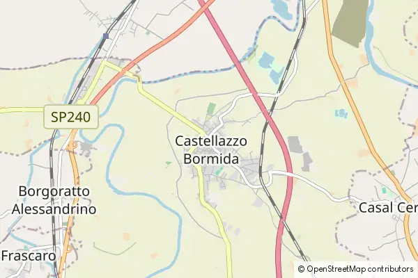 Karte Castellazzo Bormida