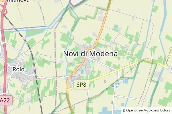 Karte Novi di Modena