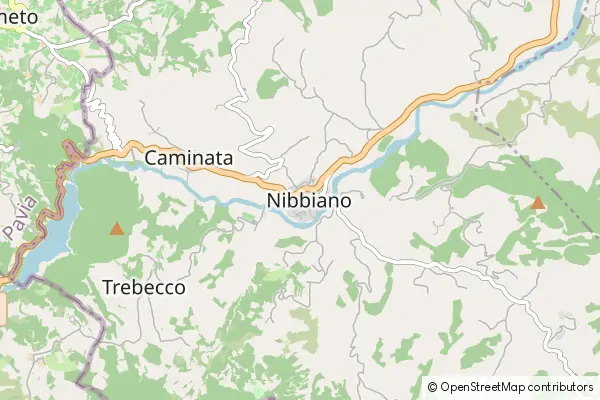 Karte Nibbiano