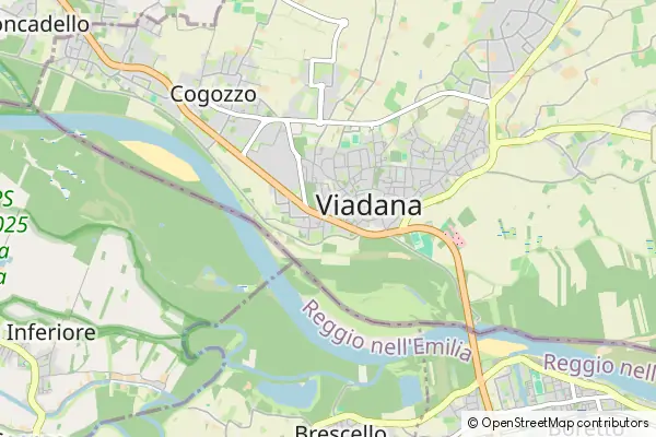 Karte Viadana