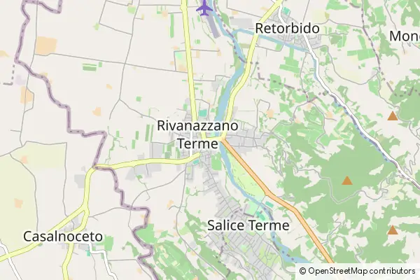 Karte Rivanazzano Terme