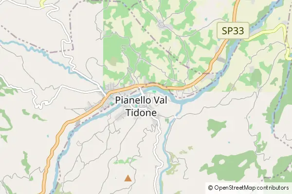 Karte Pianello Val Tidone