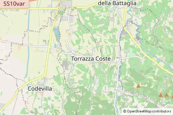 Karte Torrazza Coste