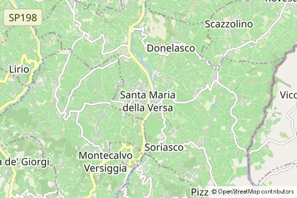 Karte Santa Maria della Versa