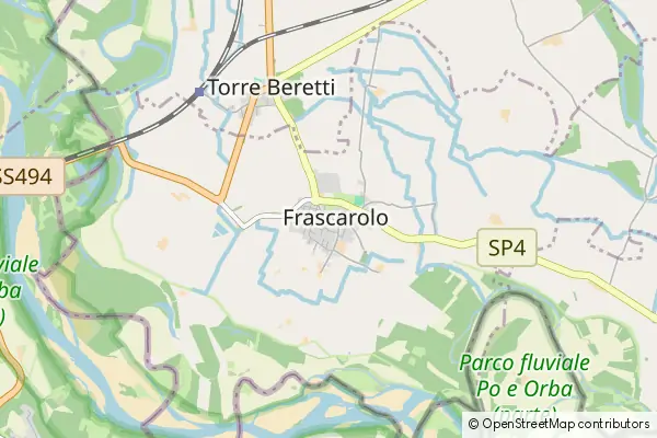 Karte Frascarolo