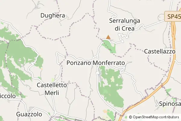 Karte Ponzano Monferrato