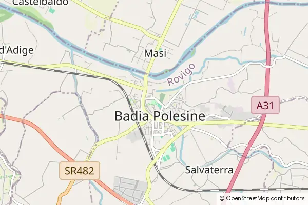 Karte Badia Polesine