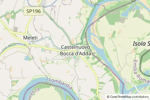 Karte Castelnuovo Bocca d'Adda