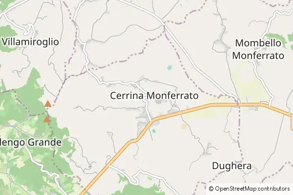 Karte Cerrina Monferrato