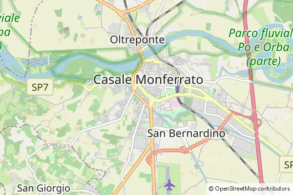 Karte Casale Monferrato