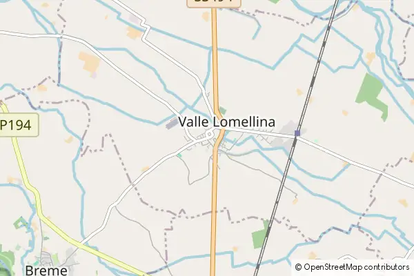 Karte Valle Lomellina